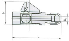 QY-3Q气源管路闸阀 框架图